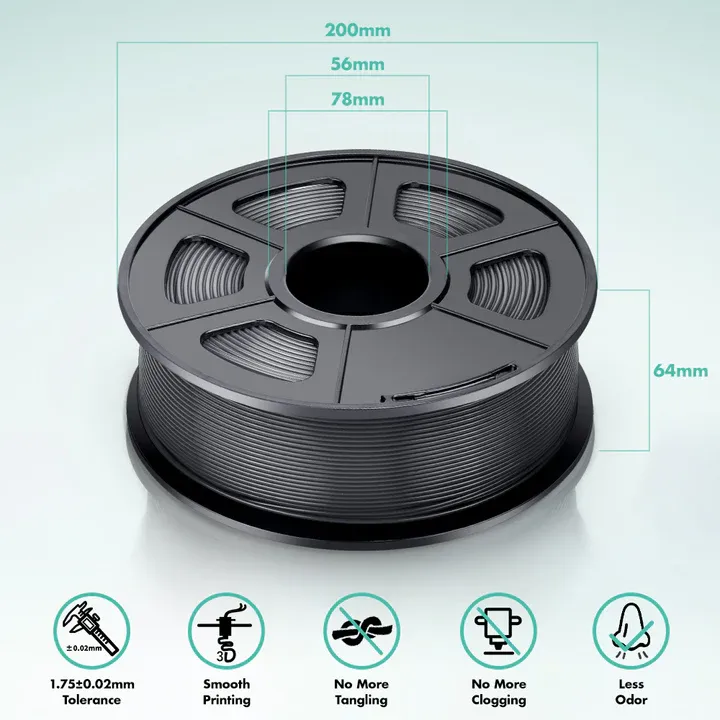 [10KG Wholesale] Recycled Filament ABS 3D Printer Filament 1KG/Roll